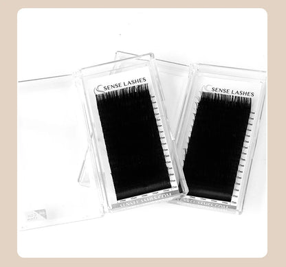 Faux Mink  8-25mm Natural Soft Lashes Bulk Wholesale Individual Lash 0.03MM Premium Mega Volume Eyelash Extensions Makeup