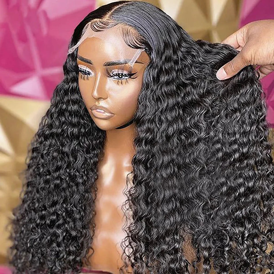 Loose Deep Wave 13x6 Lace Frontal Wig Human Hair Wigs Women Raw Indian 30 Inch Lace Front Wig 5x5 Lace Closure Wig