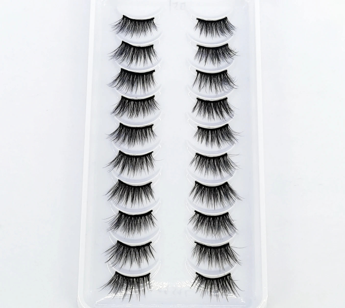 10 Pairs Crisscross Half Eye Lashes Natural False Eyelashes Handmade Faux 3D Mink Lashes Makeup Tools Eyelash Extension