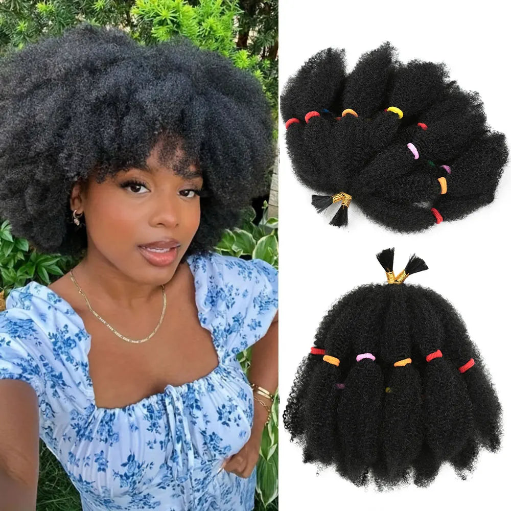 Afro Kinky Hair 12 Inch Synthetic Pre Stretched Afro Kinky Twist Hair Afro Braiding Hair Kinky Twist Crochet Braids