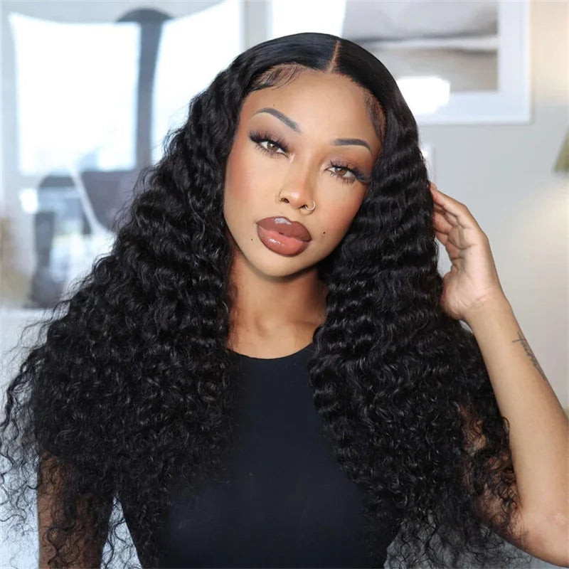 Glueless Wigs Human Hair 6x4 Closure Pre Plucked Pre Cut Lace 100% Human Hair Wigs With Invisible Small Knots
