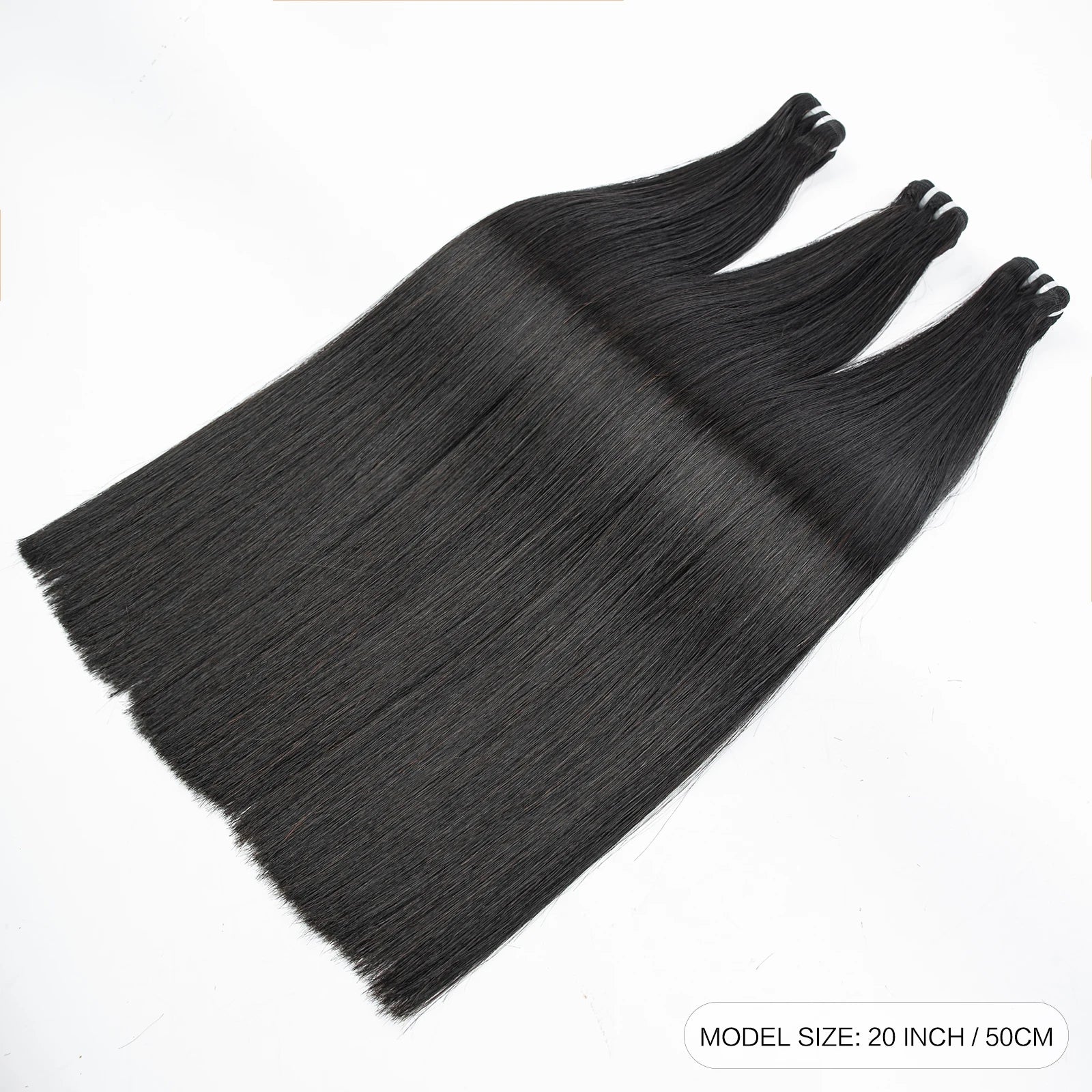 16A Double Drawn Vietnamese Bone Straight Bundles with 13x4 Lace Frontal 100% Raw Human Hair Bundle with 2x6/5x5 HD Lace Closure