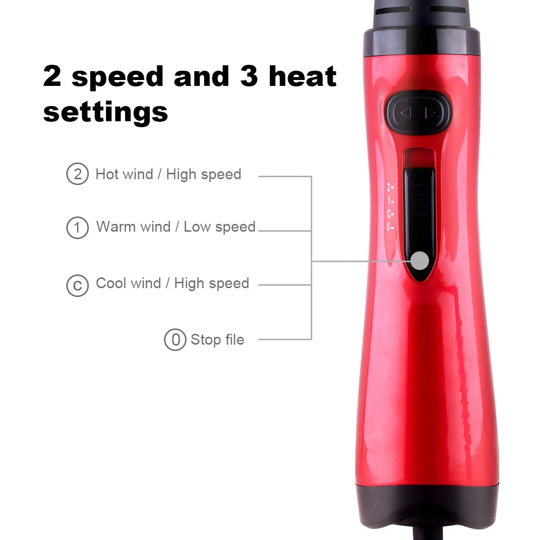 Hair dryer brush three in one hot air rotating brush, used for straightening and shaping curly hair, hair salon styling tool