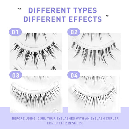 3D Lashes Premade Fan A/M Shape Spikes Cluster Eyelash Mix Extension Individual Makeup Super Natural Wispy DIY Premade Peduncle