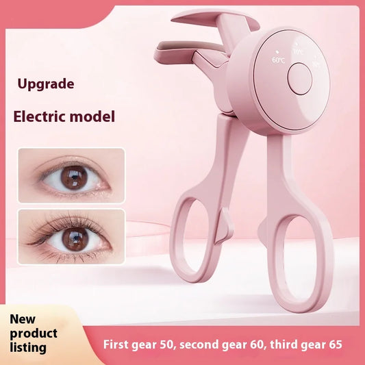 Electric eyelash curler, long-lasting styling, easy and perfect curling all day long, portable electric eyelash curler
