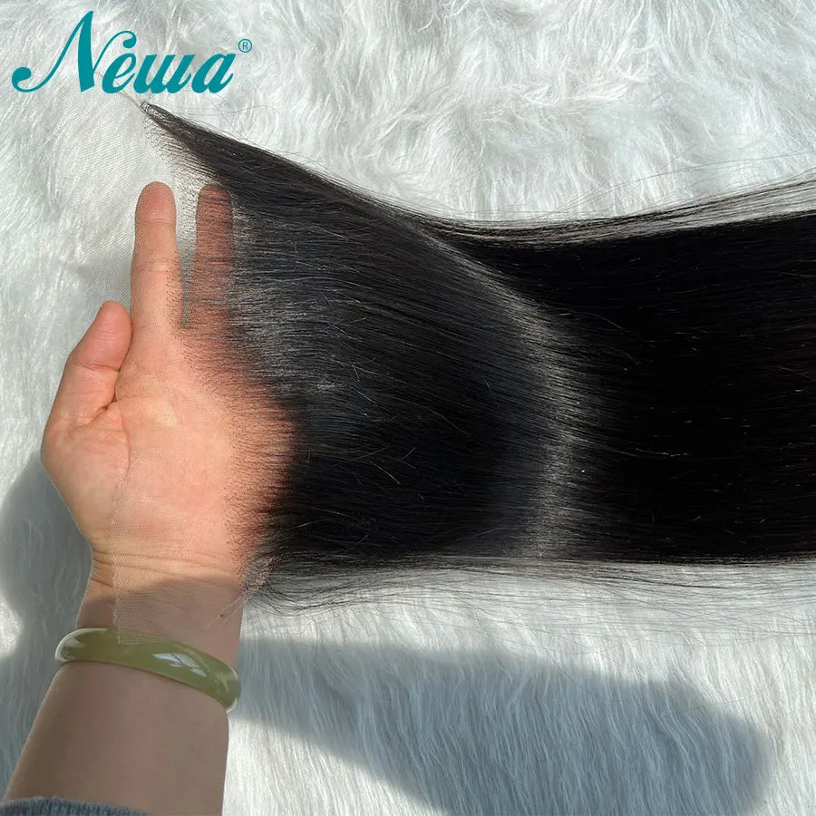 7x7 6x6 5x5 HD Lace Closure Pre Plucked Full 13x4 13x6 HD Lace Frontal Only Small Knots HD Lace Melt Skins Human Hair For Women