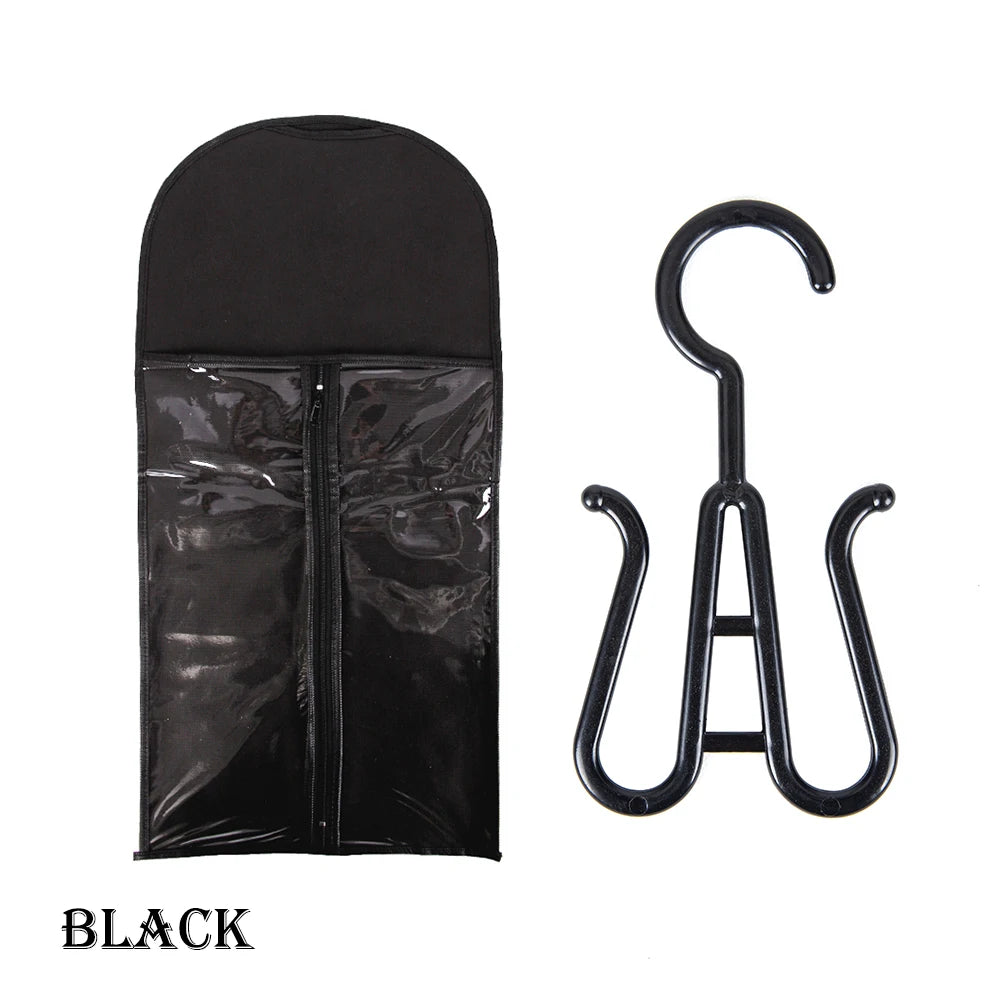 Wig Storage Bag Dust Proof Storage Carrier Case For Wigs Hair Extensions Hairpiece Storage Portable Travel Hair Bag With Hanger