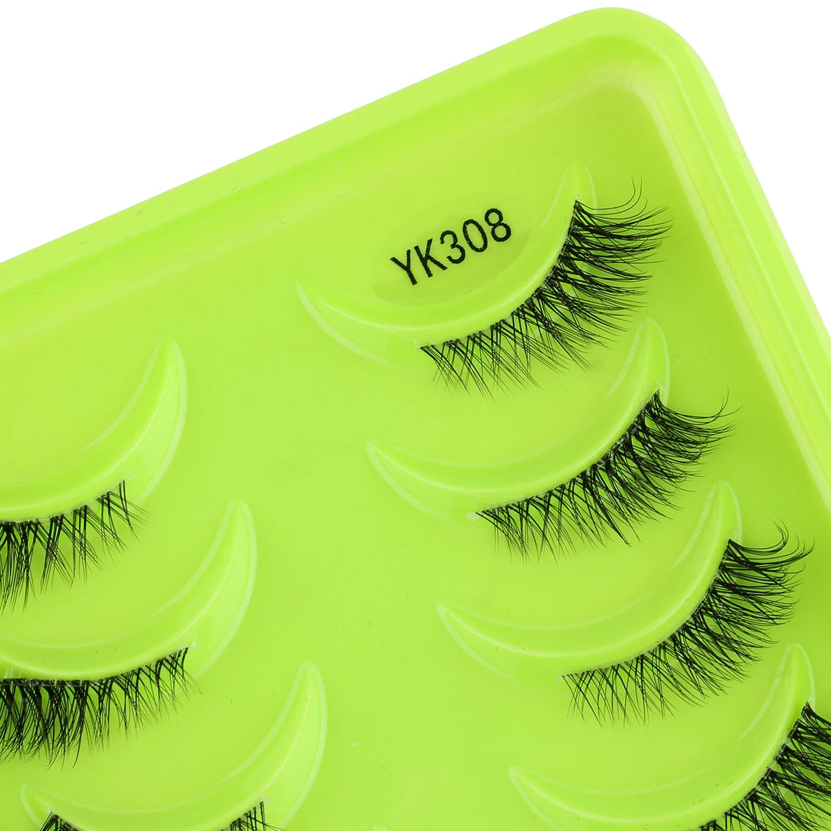 3D Mink Lashes 3/10 Pairs Cat Eye Half Lashes Natural Long False Eyelashes Strip Makeup Soft Fake Eyelash Extension Make Up Tool