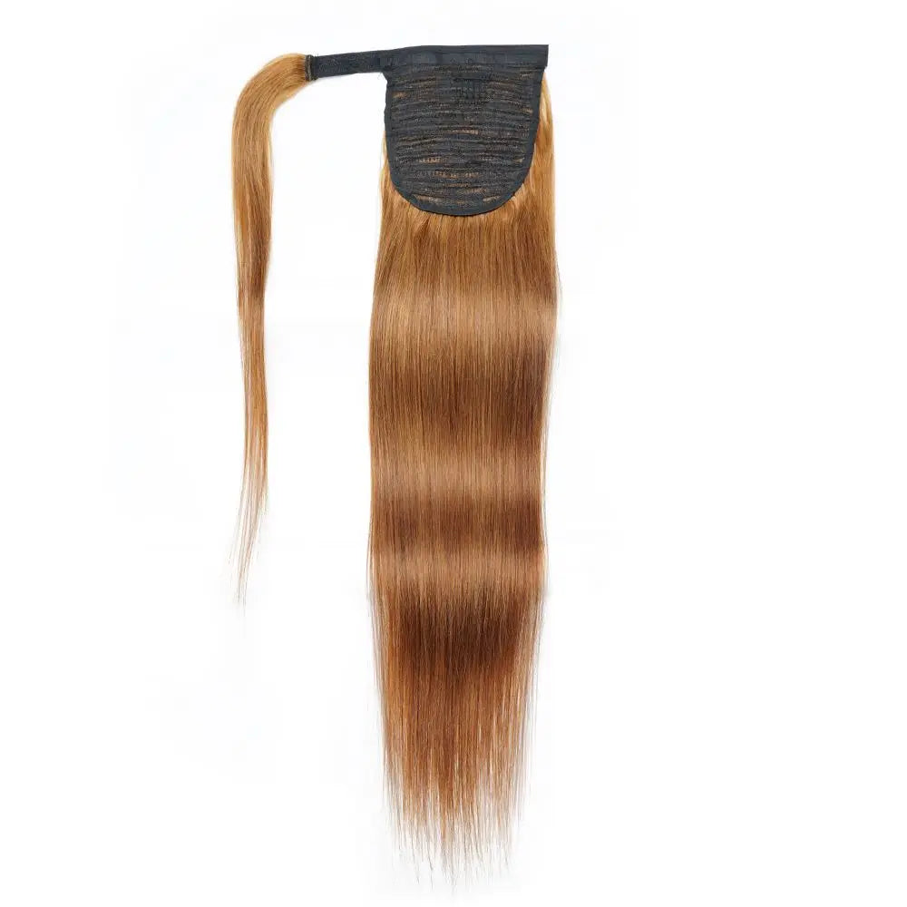 Ponytail Extensions Solid Color Clip In Ponytail Extension 100% Machine Remy Brazilian Hair Ponytail Human Hair for Women