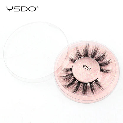 Wholesale Lashes 10/20/30/50 PCS Mink False Eyelashes Natural Soft 3D Faux 3D Mink Lashes Reusable Dramatic Fake Eyelashes Bulk