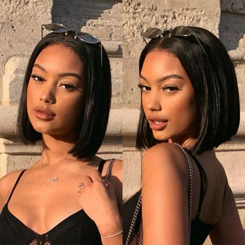 Wholesale Short Human Hair Weave Bone Straight Brazilian Virgin Human Hair Bundles Natural Color Hair Extensions 100 Gram Cheap