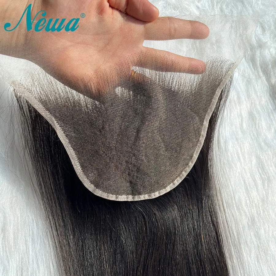 7x7 6x6 5x5 HD Lace Closure Pre Plucked Full 13x4 13x6 HD Lace Frontal Only Small Knots HD Lace Melt Skins Human Hair For Women