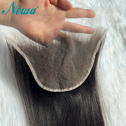 7x7 6x6 5x5 HD Lace Closure Pre Plucked Full 13x4 13x6 HD Lace Frontal Only Small Knots HD Lace Melt Skins Human Hair For Women