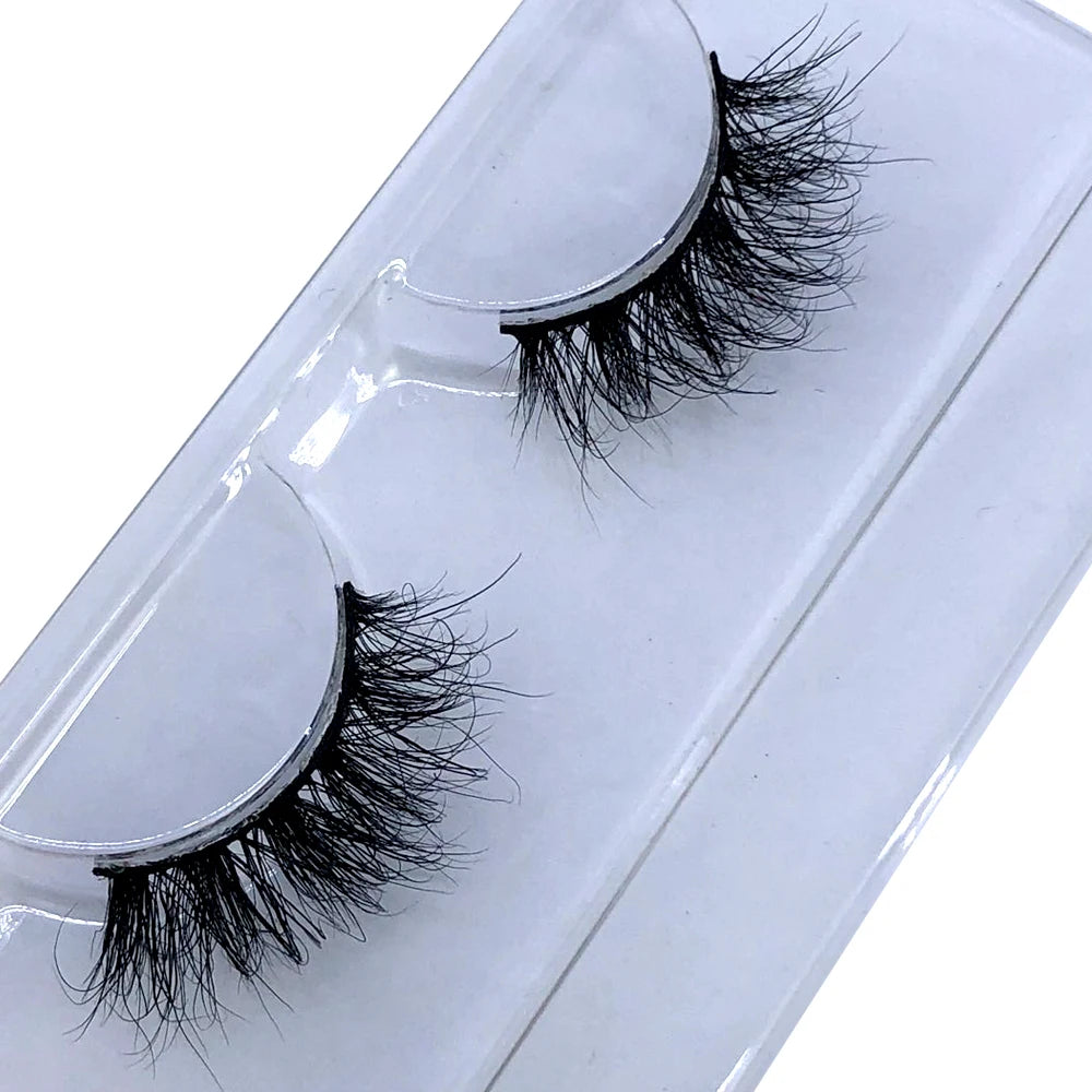 Bulk 3D Faux Mink Eyelashes Natural Thick Long False Eyelashes Wholesales Dramatic Fake Lashes Makeup Extension Eyelashes