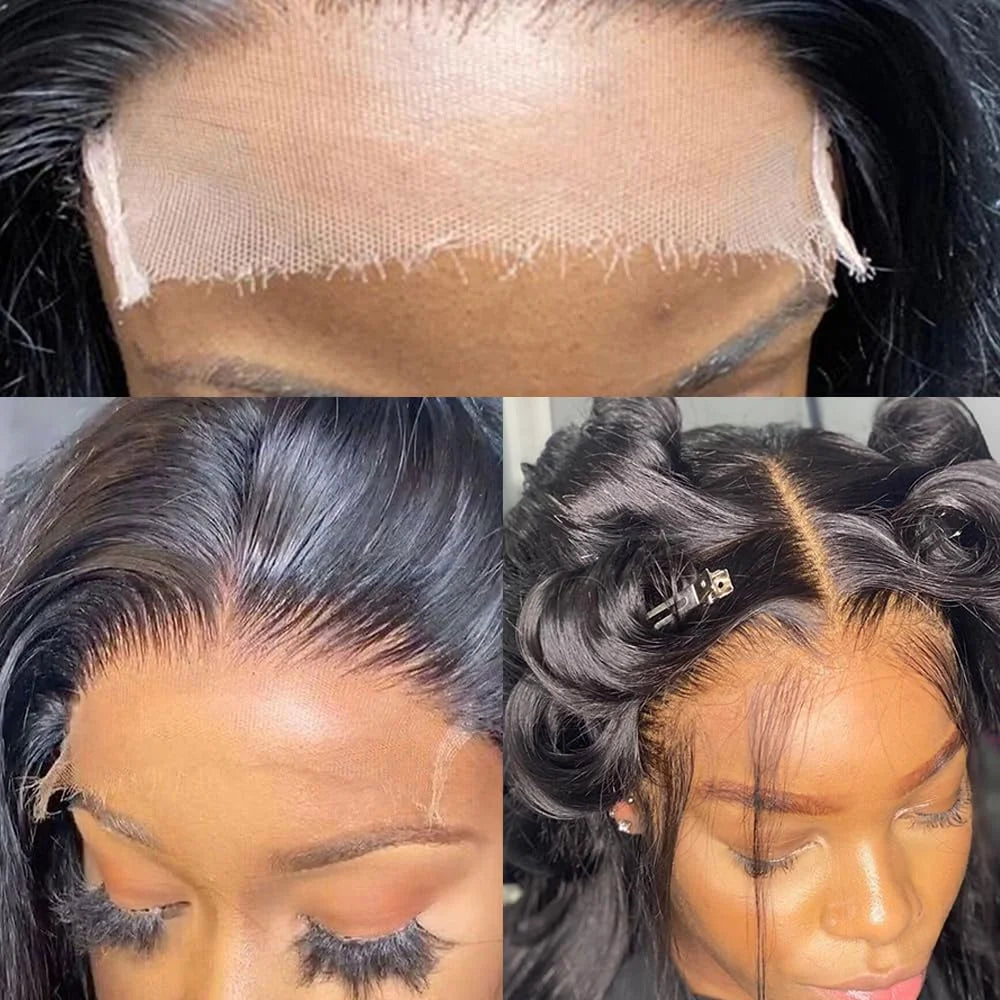 Lemoda HD Transparent Lace Frontal Closure Straight 13x4 13x6 Lace Frontal Only 5x5 6x6 HD Closure Human Hair PrePlucked 14-24in