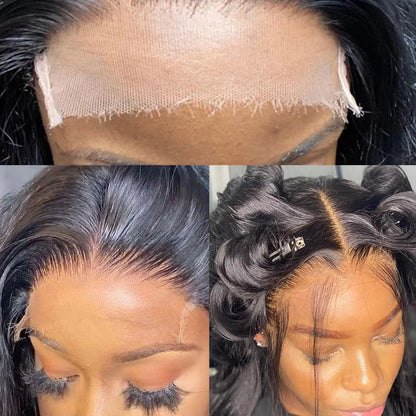Lemoda HD Transparent Lace Frontal Closure Straight 13x4 13x6 Lace Frontal Only 5x5 6x6 HD Closure Human Hair PrePlucked 14-24in