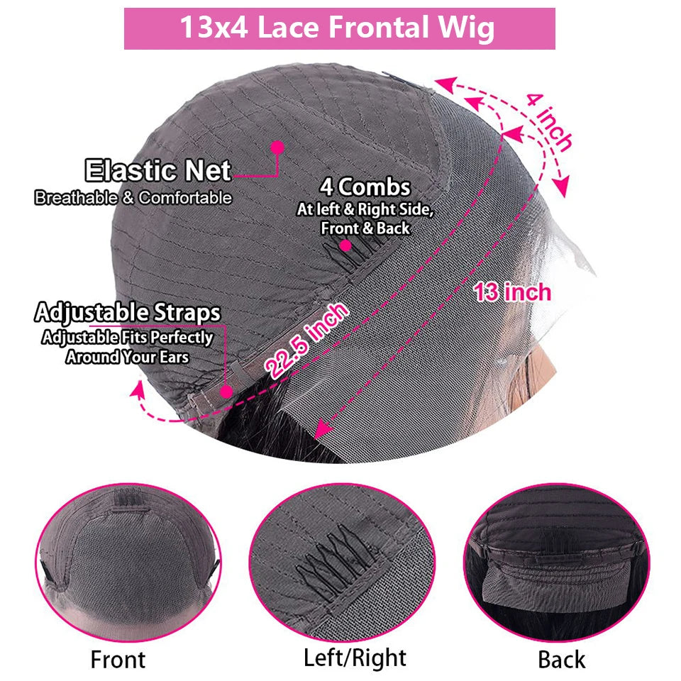 360 Full Lace Frontal Wig Fringe Straight Lace Front Wig Raw Human Hair Wigs With Bang Glueless Brazilian Wigs On Sale Clearance