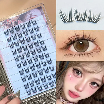 Sunflower DIY False Eyelashes Clusters Extensions Individual Lashes Cluster Natural Thick Segmented Eyelashes Bundles Wholesale