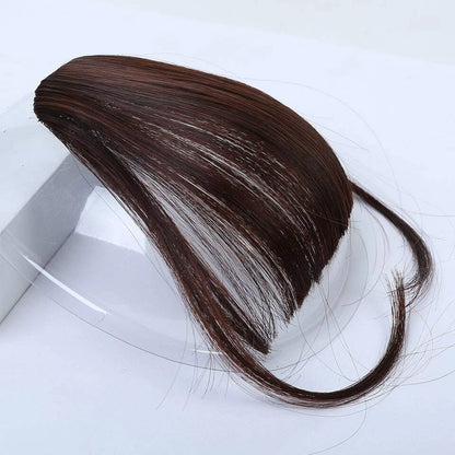 Clip-in bangs fronts neat dark brown bangs hairpieces wig hair piece bangs hairpieces clip-in hair extensions women hairpieces