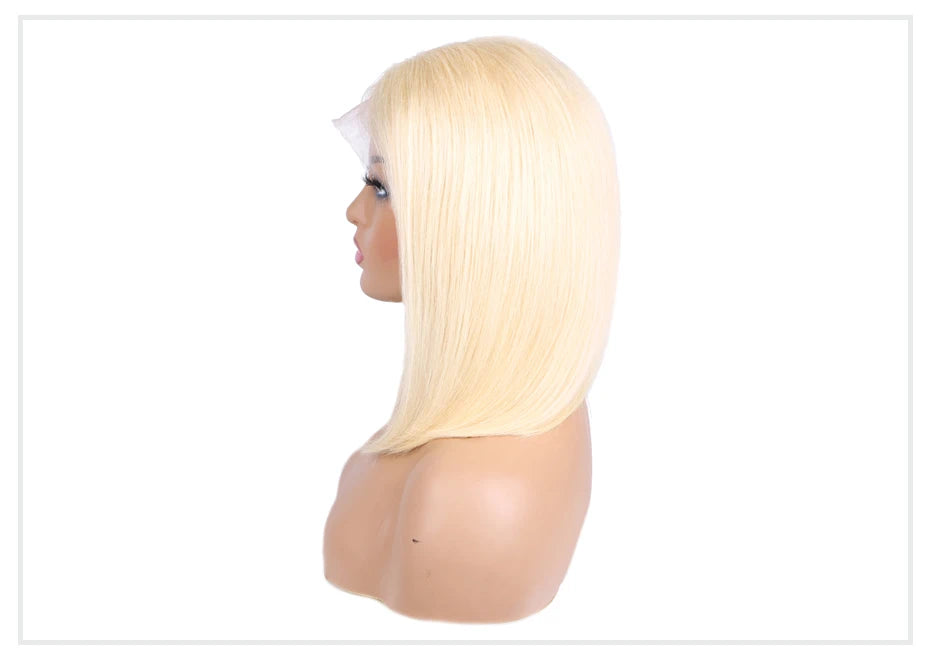 13x4 13x6 Blonde bob Wig Lace Front Human Hair Wigs 613 Straight HD Lace Frontal Wig Bob Glueless Wig Human Hair Ready To Wear