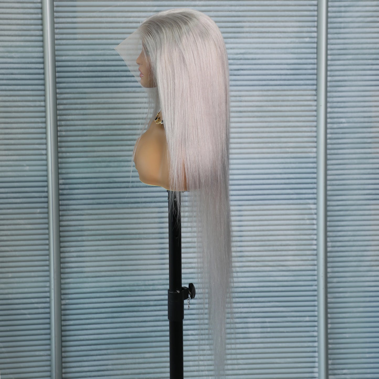 13x6 Straight Lace Front Wig Silver Grey Lace Front Wigs Human Hair Pre Plucked Brazilian Transparent 13x4 Lace Frontal Wig 200%