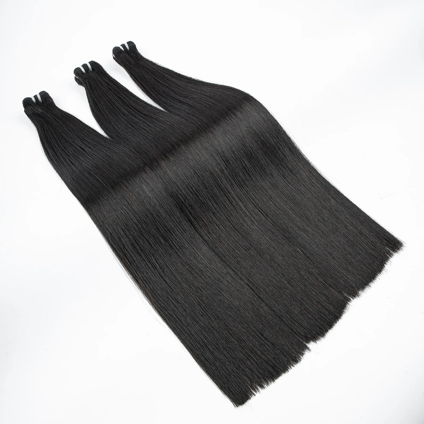 16A Double Drawn Vietnamese Bone Straight Bundles with 13x4 Lace Frontal 100% Raw Human Hair Bundle with 2x6/5x5 HD Lace Closure