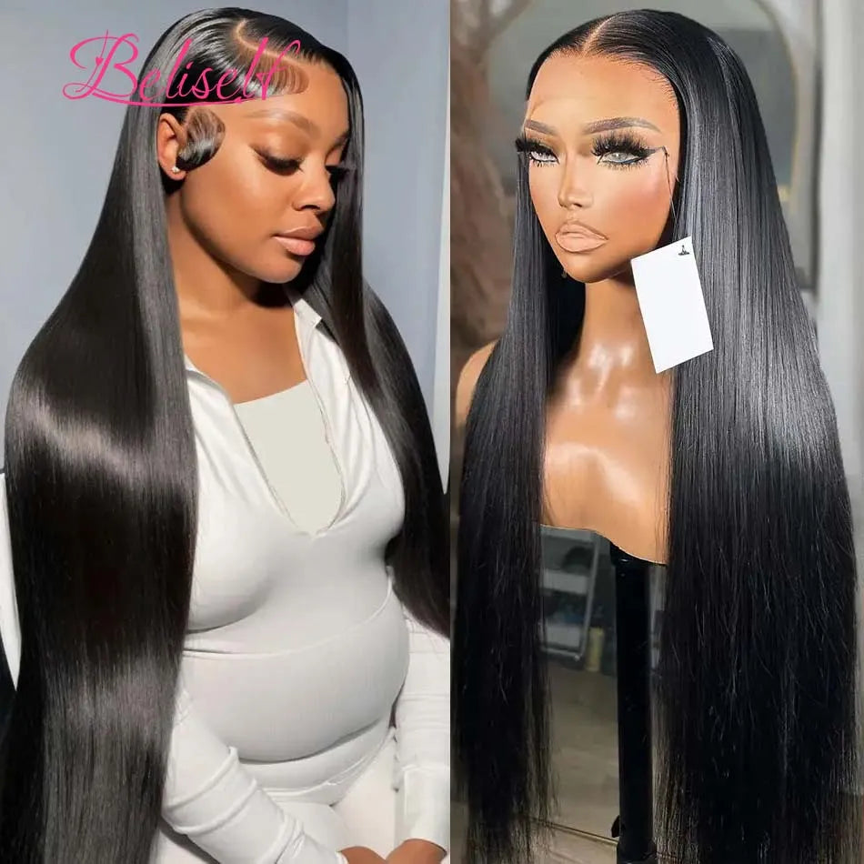 13x6 HD Lace Frontal Wig Straight Glueless Human Hair Wigs 13x4 Lace Front Wig Human Hair for Black Women 5x5 Lace Closure Wig