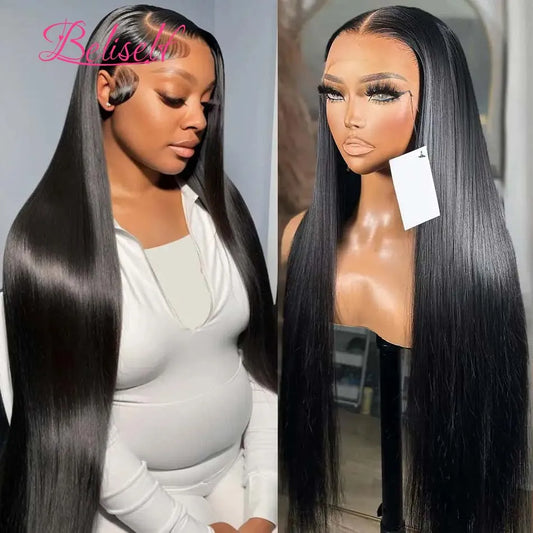 13x6 HD Lace Frontal Wig Straight Glueless Human Hair Wigs 13x4 Lace Front Wig Human Hair for Black Women 5x5 Lace Closure Wig