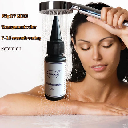 20g UV GLUE for Hair Extension Wig Adhesive Bonding Lasting No Irritant Waterproof oil proof Professional Barbershop accessories