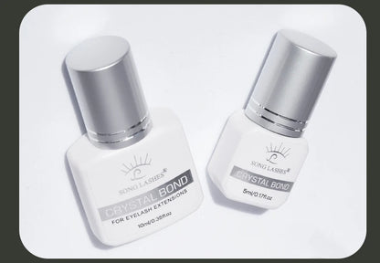 SONG LASHES Eyelash Extension Glue Individual False Lashes Transparent Clear Adhesive Kit for Professional Use 1-2 Sec Dry Time