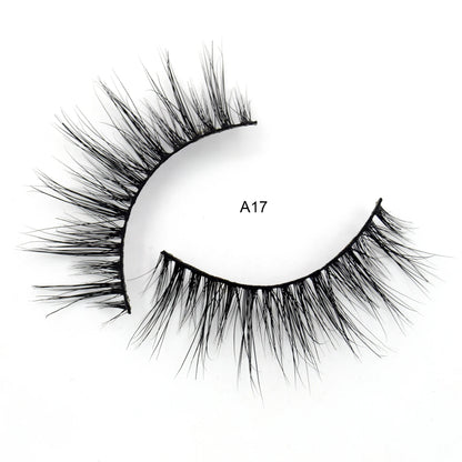 Visofree Mink Eyelashes 3D Mink Lashes Thick Crisscross Winged Eyelashes Cruelty Free Mink 1 Pair/box False Lashes D22