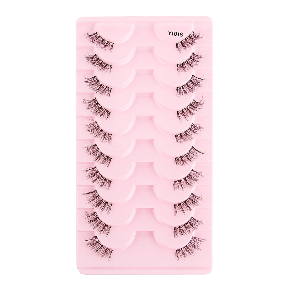 Cat Eye Lash 3/5/10 Pairs Half Lashes Natural Long False Eyelashes Wispy 3D Mink Lashes Volume Faux Cilios Extension Makeup Tool