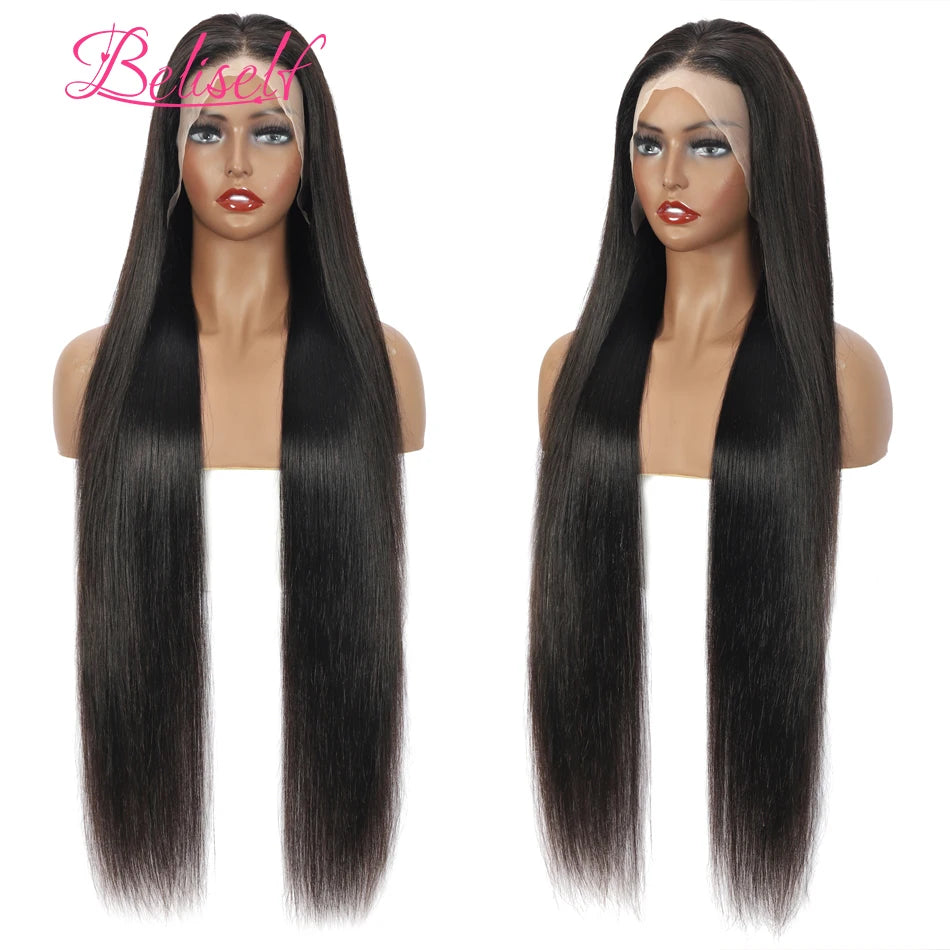 13x6 HD Lace Frontal Wig Straight Glueless Human Hair Wigs 13x4 Lace Front Wig Human Hair for Black Women 5x5 Lace Closure Wig
