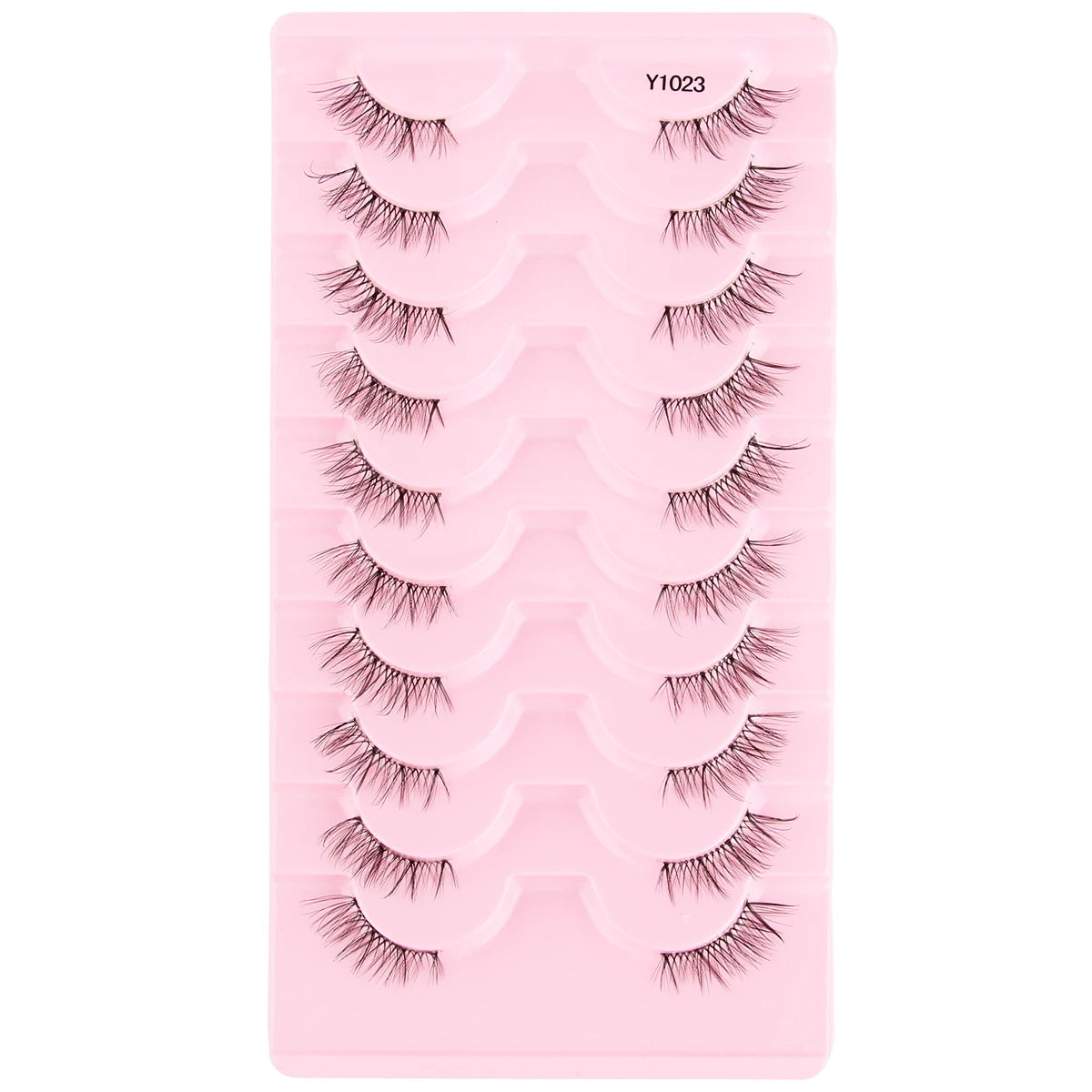 Cat Eye Lash 3/5/10 Pairs Half Lashes Natural Long False Eyelashes Wispy 3D Mink Lashes Volume Faux Cilios Extension Makeup Tool