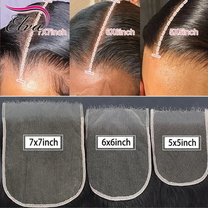 5x5 6x6 7x7 Hd Lace Closure Straight 13x4 13x6 Lace Frontal Closure Hand Tied Human Hair Closures Free Part Hd Lace Closure