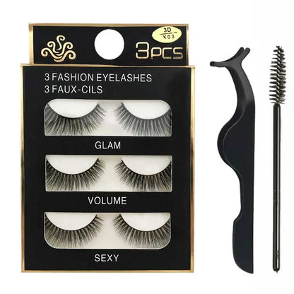 Eyelashes 3d mink lashes natural long make up false eyelashes eyelash brushes makeup eye lashes tweezers 3d lashes maquiagem