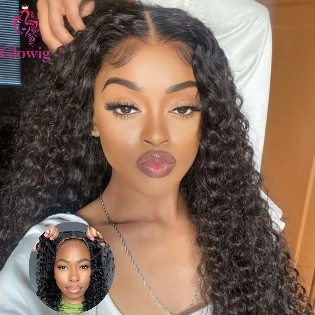 Glueless Wigs Human Hair 6x4 Closure Pre Plucked Pre Cut Lace 100% Human Hair Wigs With Invisible Small Knots