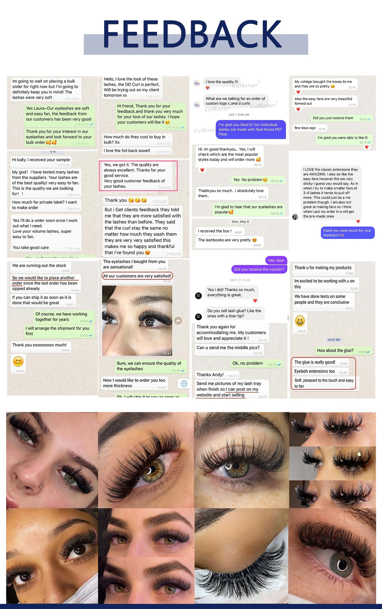 CoMango New Spire Lashes Tower Fans Premade Spikes Eyelash Extensions Single/Mix 8-15mm for Anime Eyelashes Makeup Free Shipping