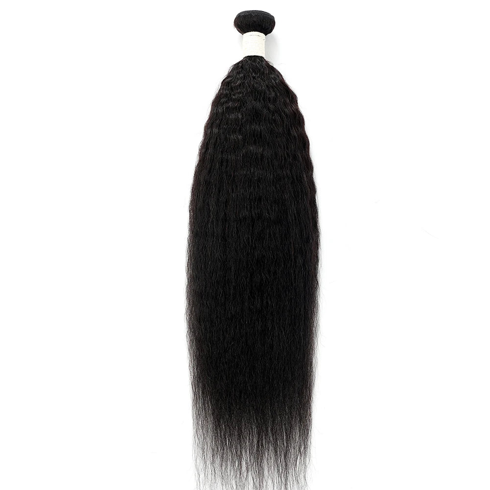 Yaki Kinky StraightHuman Hair Bundles 100% Human Hair Extensions For Women Brazilian hair Bundles Deals Raw Hair
