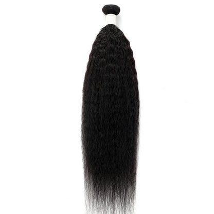Yaki Kinky StraightHuman Hair Bundles 100% Human Hair Extensions For Women Brazilian hair Bundles Deals Raw Hair