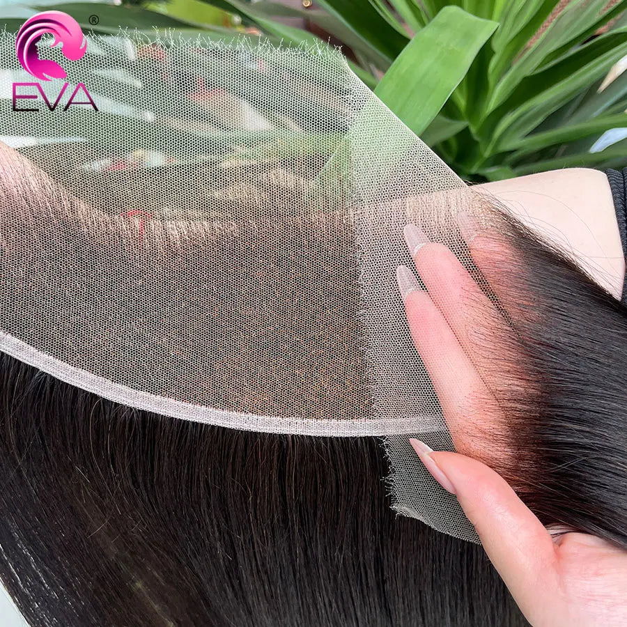 13x6 HD Lace Frontal Closure Melt Skin Invisible HD Transparent Lace 5x5 6x6 7x7 HD Closure Only Virgin Human Hair Pre Plucked