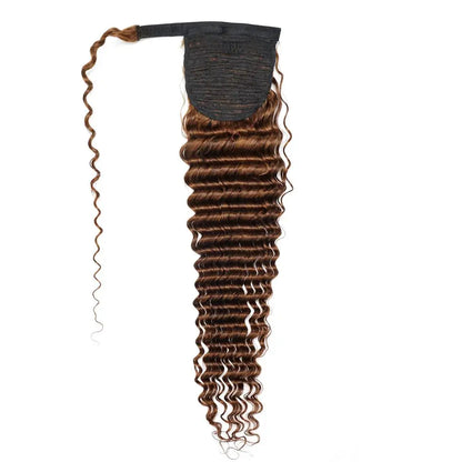 Ponytail Extensions Solid Color Clip In Ponytail Extension 100% Machine Remy Brazilian Hair Ponytail Human Hair for Women