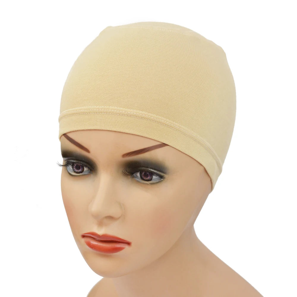 Bamboo Fiber Wig Cap for Women Comfortable and Elastic Wig Cap Wearing under Wigs
