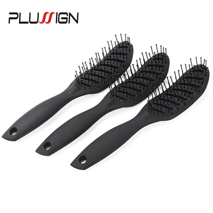 Salon & Home Use Anti Static Hair Brush Tangle Free Pocket Comb Hair Massage Scalp Brush Electric Ionic Styling Hairbrush