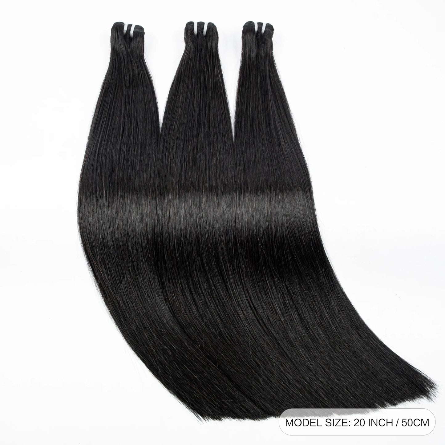 16A Double Drawn Vietnamese Bone Straight Bundles with 13x4 Lace Frontal 100% Raw Human Hair Bundle with 2x6/5x5 HD Lace Closure