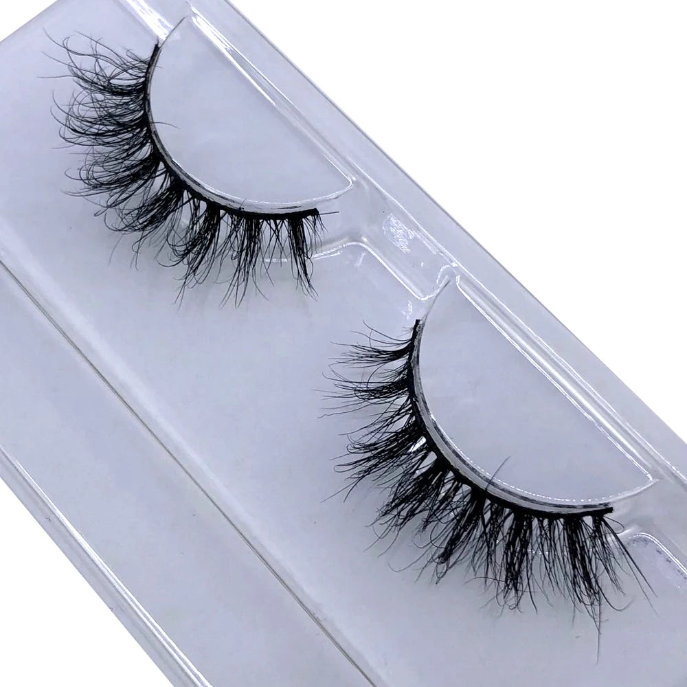Bulk 3D Faux Mink Eyelashes Natural Thick Long False Eyelashes Wholesales Dramatic Fake Lashes Makeup Extension Eyelashes
