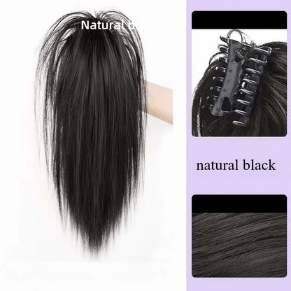 Ashely 14inch Waterfall Half A Ponytail Wig for Woman Clip-on High Ponytail Hair Clips Synthetic Wig High Quality Hair Extension