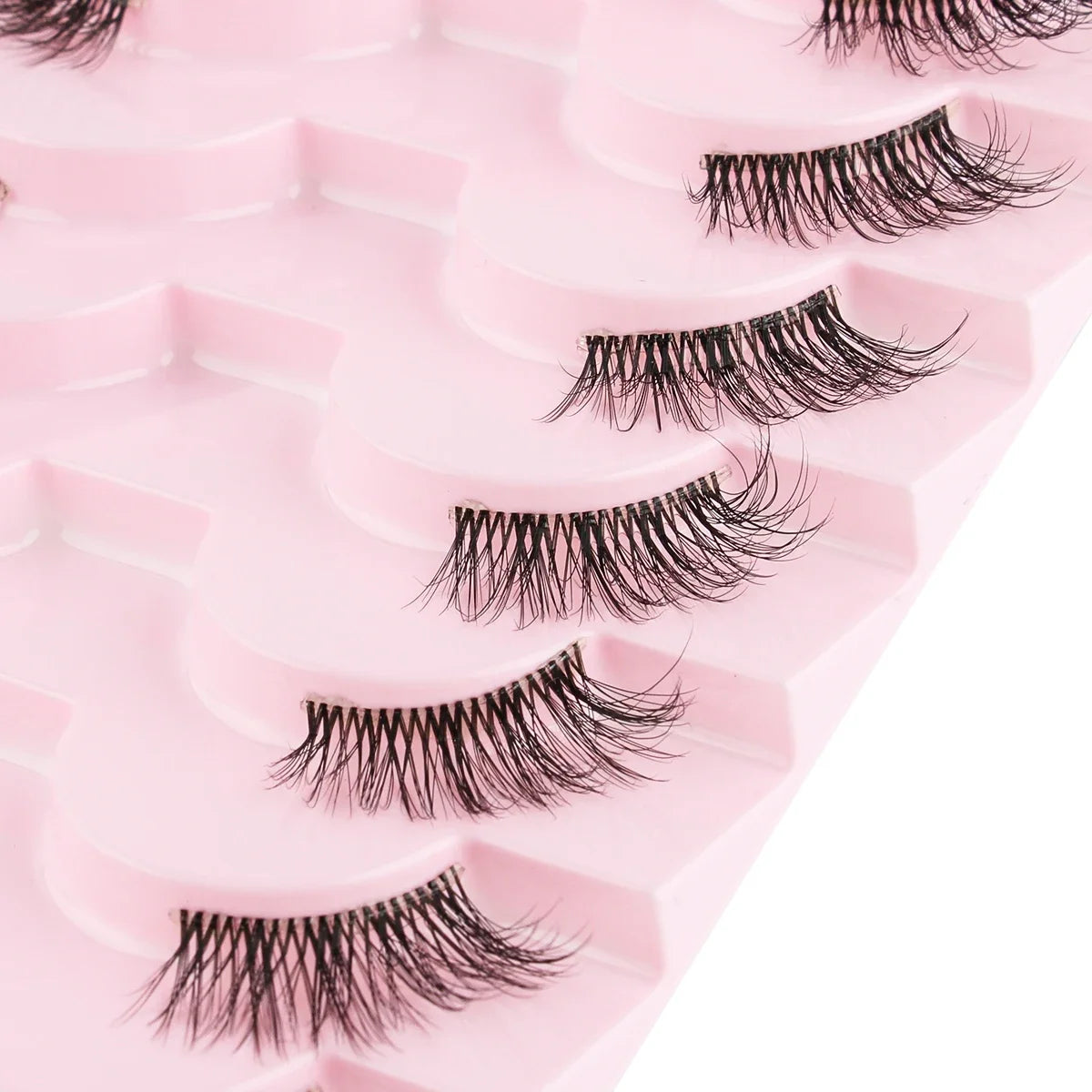 Cat Eye Lash 3/5/10 Pairs Half Lashes Natural Long False Eyelashes Wispy 3D Mink Lashes Volume Faux Cilios Extension Makeup Tool