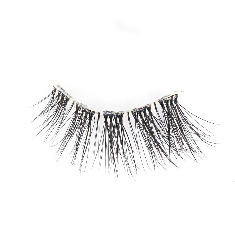 Cat Eye Lash 3/5/10 Pairs Half Lashes Natural Long False Eyelashes Wispy 3D Mink Lashes Volume Faux Cilios Extension Makeup Tool