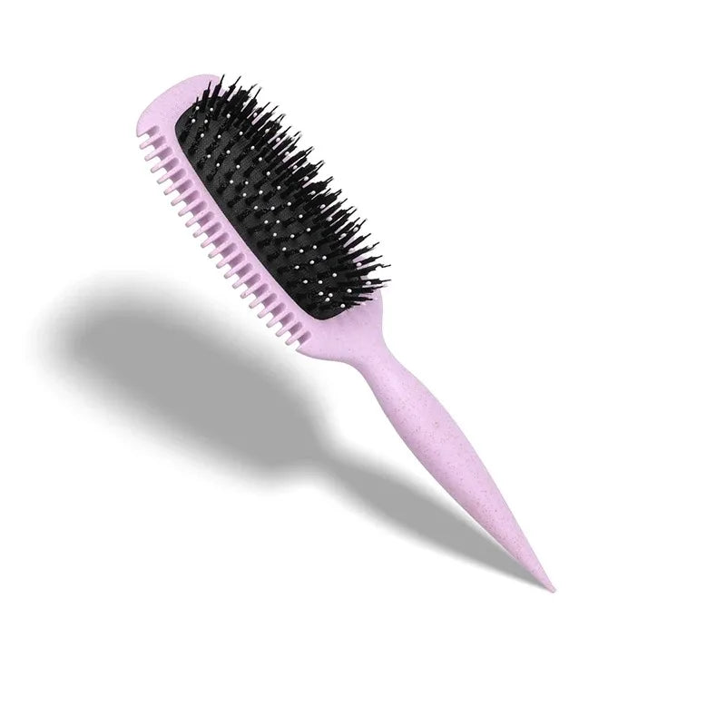 Styling Salon Curly Hair Styling Brush Curl Hair Brush for Combing and Shaping Men's and Women's Curls Reduce Pulling Tools